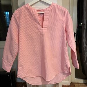 Vineyard Vines Pink and White Striped Women's Tunic Size XS